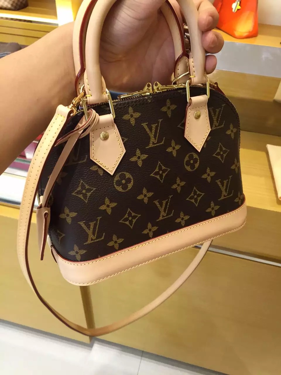 Real Louis Vuitton Monogram Canvas Alma BB Bag M53152